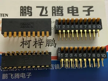 1GB Importēti Japāņu A6DR-0100 skalu, kodu slēdzis, 10-bitu atslēgu tips malas dial kods 2.54 mm