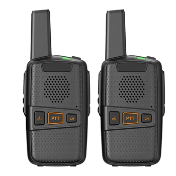 2 Gab M2 Mini Walkie Talkie 16 Kanālu UHF 400-470MHZ USB Uzlādes Mobilo Biroju, Viesnīcu, Ēdināšanas Walkie Talkie