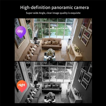 E27 Vītni Bezvadu Spuldzes Novērošanas Kameras 360° Mobilā Tālruņa Attālā Nakts Redzamības pilnkrāsu Tīkla HD 1080P Monitors