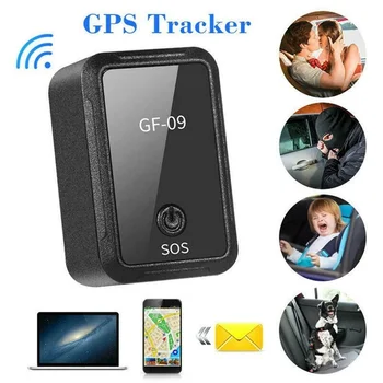 Mini GF09 GPS Tracker Auto, Velosipēds Locator Reālā Laika Uzskaiti Atrašanās vieta Balss Ierakstīšanas Anti-zaudēja Positioner Ierīces Bērnu Pet Suns