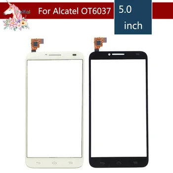Par Alcatel One Touch Idol 2 6037 OT6037 6037Y 6037K Touch Screen Digitizer Sensors Ārējā Stikla Lēcu Paneļa Nomaiņa